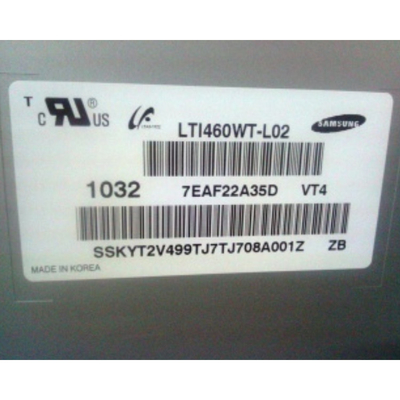 Màn hình video LCD Signage kỹ thuật số 1366 * 768 có lớp phủ cứng LTI460WT-L02