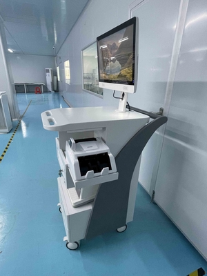 Máy trạm y tế di động TFT điện trên bệnh viện bánh xe