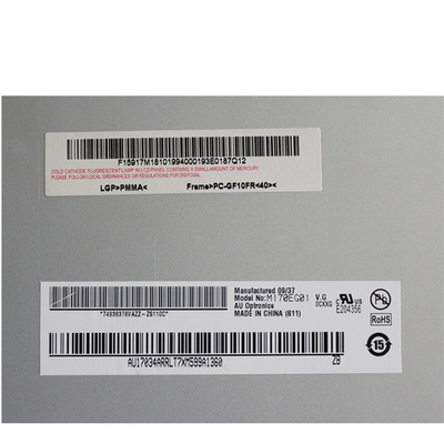 AUO M170EG01 VG Màn hình máy tính xách tay LCD RGB 1280 × 1024 SXGA 96PPI RGB sọc dọc