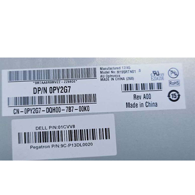 Bảng điều khiển AUO 19,5 inch M195RTN01.0 Giao diện LVDS Màn hình hiển thị LCD TFT 1600X900 cho máy tính xách tay công nghiệp