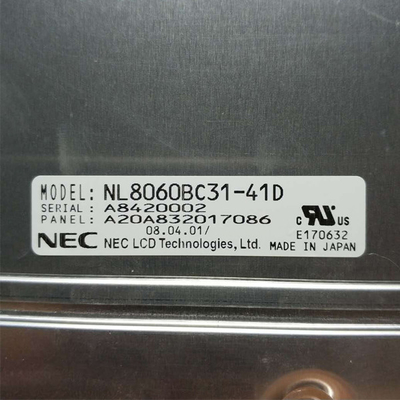 Màn hình LCD 12,1 inch 82ppi NL8060BC31-41D cho bảng điều khiển LCD tft công nghiệp cho sắc nét