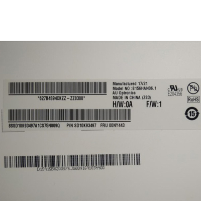Màn hình LCD sọc dọc AUO 15,6 inch B156HAN06.1 HW0A 1920 * 1080 141PPI