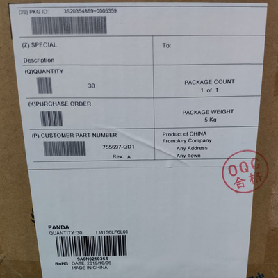 15,6 inch FHD EDP IPS LM156LF6L01 Mẫu mới Thương hiệu Panda Bản gốc Hạng A