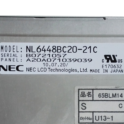 Bảng điều khiển màn hình LCD TFT 640 * 480 6,5 inch mới và nguyên bản NL6448BC20-21C