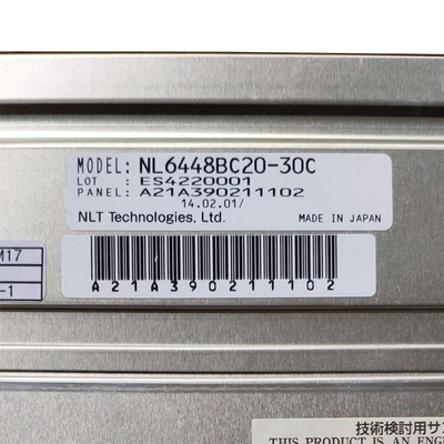 NEC 640 * 480 LVDS Màn hình LCD TFT 20 pin 6,5 inch gốc NL6448BC20-30C