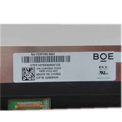 BOE NV133FHM-N63 1920x1080 FHD Tấm nền IPS Màn hình máy tính xách tay Led mỏng 13,3 inch