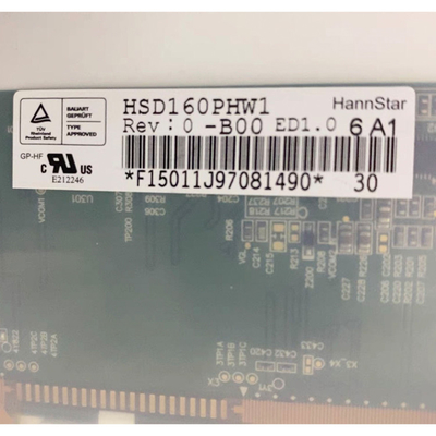 HSD160PHW1-B00 16.0 Inch 1366 * 768 màn hình LCD cho máy tính xách tay