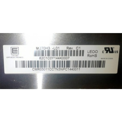 27.0 inch màn hình LCD màn hình hiển thị bảng điều khiển M270H3-L01 cho màn hình máy tính để bàn