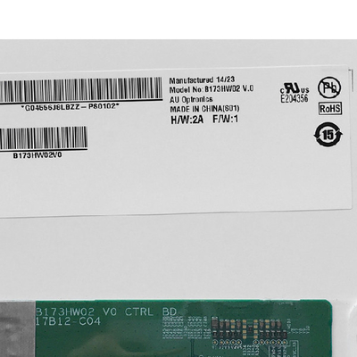 Cung cấp B173HW02 V0 262K màn hình LCD với trình điều khiển LED