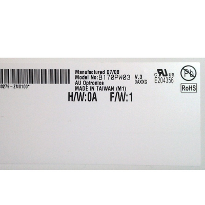 B170PW03 V3 mới Giải pháp 1440 * 900 TFT LCD Panel cho AUO