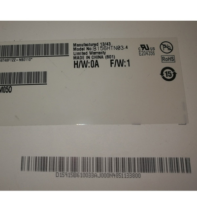 Đối với AUO B156HTN03.4 1920*1080 141PP màn hình LCD tft 60Hz