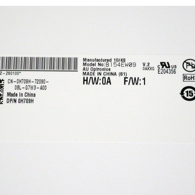 RGB Dải dọc B154EW09 V2 kích thước 15,4 inch màn hình LCD