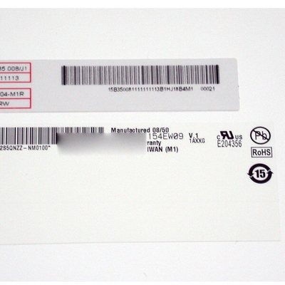 RGB 1280 * 800 kích thước 15,4 inch B154EW09 V1 tft màn hình LCD