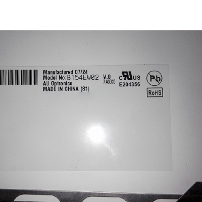 15.4 inch B154EW02 V0 HW3A bề mặt mờ Màn hình LCD phủ cứng