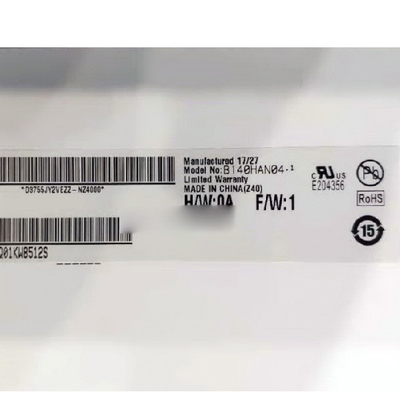 B140HAN04.1 14,0 inch 1920 * 1080 màn hình LCD cho máy tính xách tay