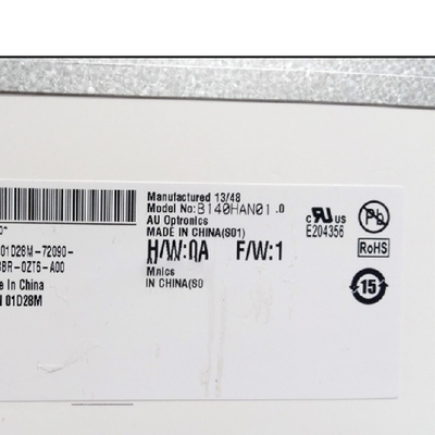B140HAN01.0 HW1A 14.0 inch 1920 * 1080 màn hình LCD cho máy tính xách tay