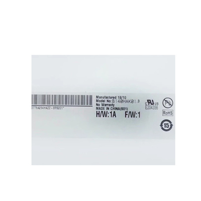 B140HAK01.3 14.0 inch 1920 * 1080 màn hình LCD cho máy tính xách tay