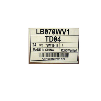 LB070WV1-TD04 Màn hình hiển thị LCD gốc 7,0 inch cho định vị GPS xe hơi