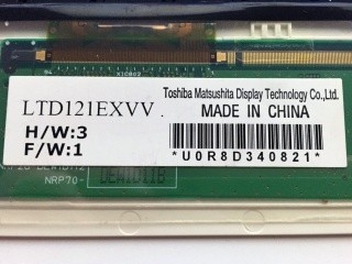 LTD121EXVV 262K 49%NTSC Màn hình TFT-LCD cho máy tính xách tay