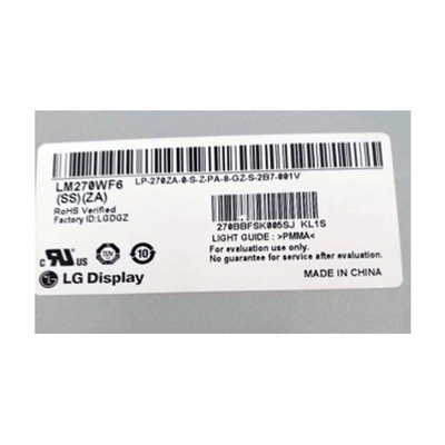 LM270WF6-SSZA 27.0 inch 1920 * 1080 màn hình màn hình LCD