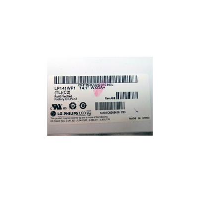 LP141WP1-TLC2 14.1 Inch 1440 * 900 60Hz LVDS 30pin màn hình LCD
