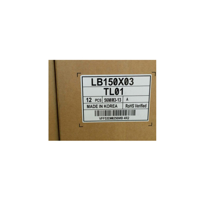 LB150X03-TL01 15.0 Inch TFT LCD Screen 1024 * 768 WLED LCD Panel