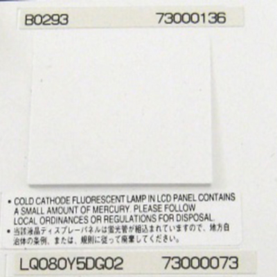 LQ080Y5DG02 800 * 480 8.0 inch TFT LCD Module màn hình LCD