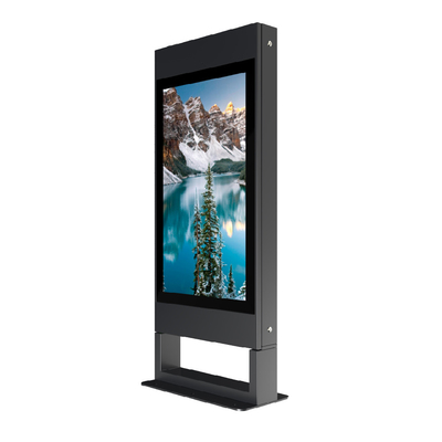 Màn hình LCD chống thấm nước Biển báo kỹ thuật số đứng 55 '' ngoài trời