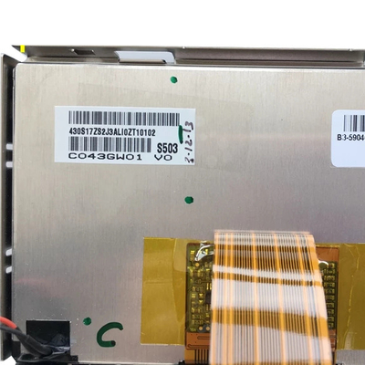 Điều hướng CD / DVD trên ô tô Màn hình LCD 4,3 inch + Màn hình cảm ứng C043GW01 V0 Bảng điều khiển LCD để thay thế ô tô tự động