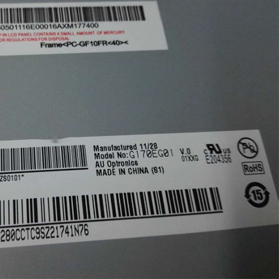 M170EG01 V0 Bảng điều khiển màn hình TFT 1280x1024 Đầu nối LVDS 30 chân