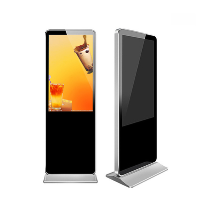 Giá tốt. 43 49 55 65 Inch Biển báo kỹ thuật số LCD đứng trên tầng trực tuyến