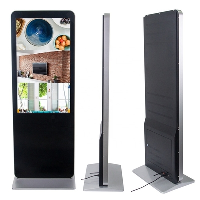Phẩm chất Màn hình và biển hiệu kỹ thuật số 65 inch, Bảng hiệu kỹ thuật số ngoài trời đứng ngoài trời 1920 × 1080 IPS sàn nhà máy