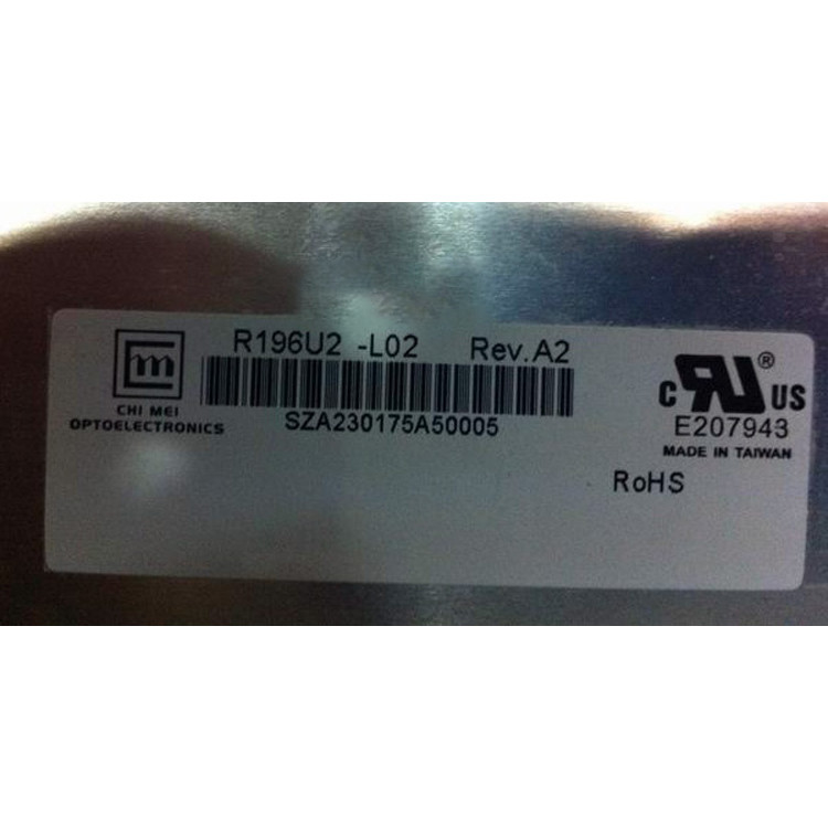 Màn hình LCD TFT 1600 * 1200 R196U2-L01 19,6 inch gốc cho Chimei Innolux