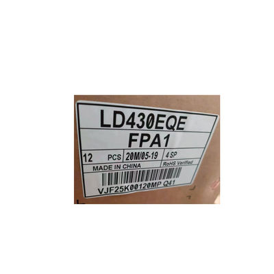 Giá tốt. LD430EQE-FPA1 43,0 inch 60Hz LCD Panel trực tuyến