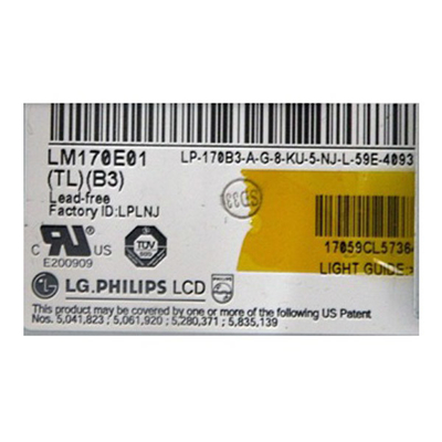 Giá tốt. LM170E01-TLB3 17.0 inch LCD Panel 1280 * 1024 màn hình LCD trực tuyến