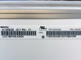 Giá tốt. 1366*768 N156BGE-E11 15,6 inch màn hình hiển thị LCD 200 cd / m2 trực tuyến