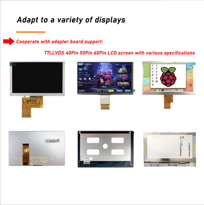 Giá tốt. Bảng điều khiển HDMI VGA AV 50 Pin LCD 800x480 IPS trực tuyến